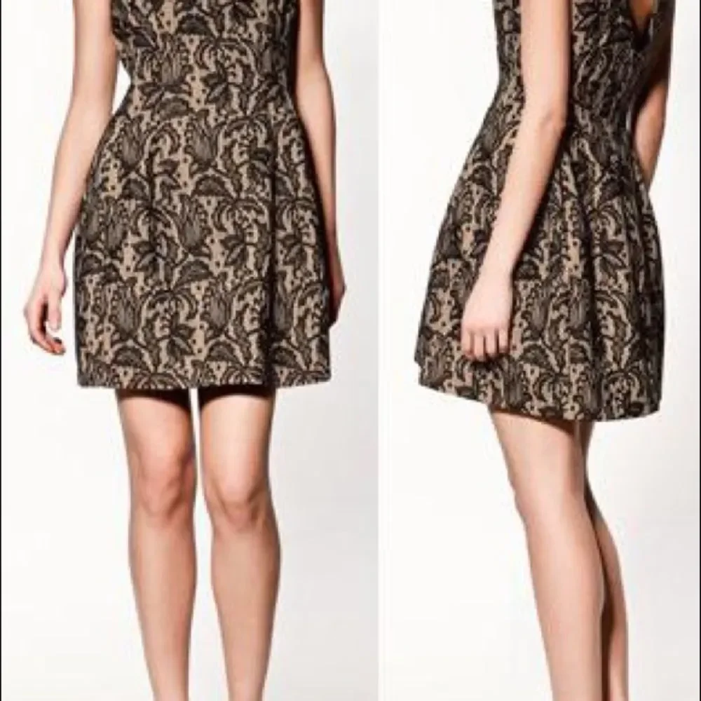 RARE! ZARA "Lace tulip" Dress~ Small~ US 4~Kate M - Picture 3 of 5